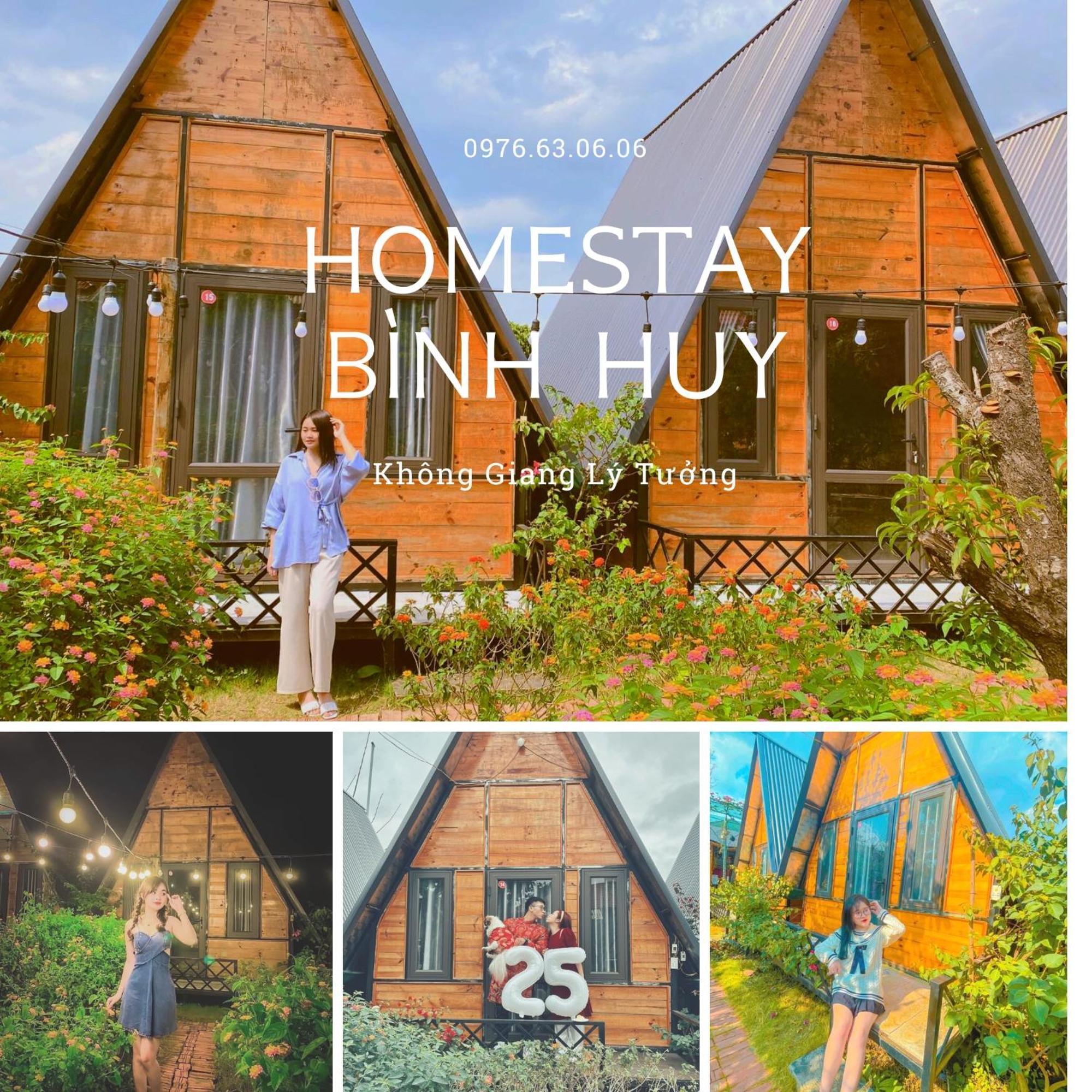 מוק צ'או Bugalow Binh Huy Homestay מראה חיצוני תמונה